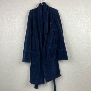Cherokee navy blue all star little boys robe